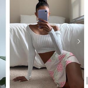 White princess polly long sleeve 🤍